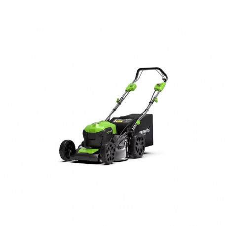 Greenworks GD40LM46SP Push lawn mower Battery Black, Green