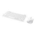 Trust Lyra keyboard Mouse included Office RF Wireless + Bluetooth QWERTY US English White