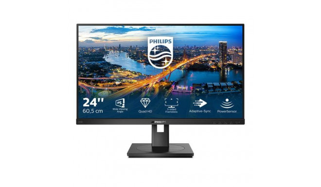 Philips B Line 245B1/00 LED display 60.5 cm (23.8&quot;) 2560 x 1440 pixels Quad HD Black
