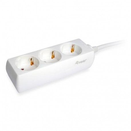 Equip 245550 power extension 1.5 m 3 AC outlet(s) Indoor White