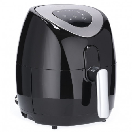 Severin 2430 Single 3.2 L Stand-alone 1500 W Hot air fryer Black, Stainless steel