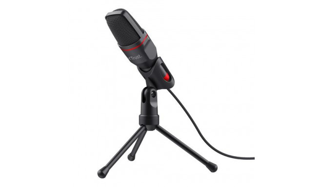 Trust GXT 212 Black, Red PC microphone
