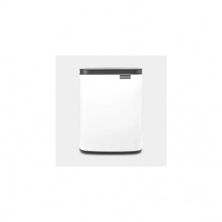 Brabantia Bo Waste Bin 7 L Rectangular Steel Black, White