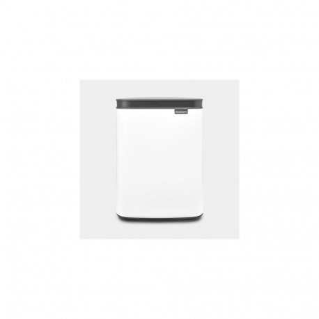 Brabantia Bo Waste Bin 4 L Rectangular Steel Black, White