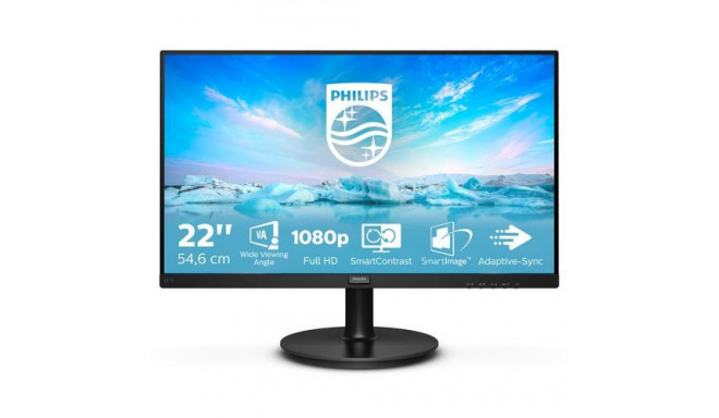 Philips V Line 221V8A/00 LED display 54.6 cm (21.5&quot;) 1920 x 1080 pixels Full HD Black