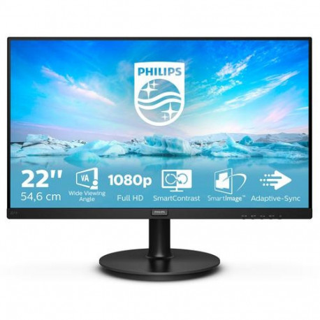 Philips V Line 221V8/00 computer monitor 54.6 cm (21.5") 1920 x 1080 pixels Full HD LED Bla