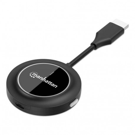 Manhattan 1080p Wireless HDMI Display Adapter with HDMI Transmitter, Dongle Wirelessly Displays a Vi
