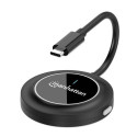 Manhattan 1080p Wireless HDMI Display Adapter with USB-C Transmitter, Dongle Wirelessly Displays a V