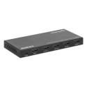 Manhattan HDMI Splitter with downscaling 4-Port , 4K@60Hz, Displays output from x1 HDMI source to x4