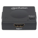 Manhattan HDMI Switch 2-Port, 1080p, Connects x2 HDMI sources to x1 display, Automatic and Manual Sw