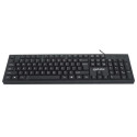 Manhattan Keyboard USB Wired, Black, Full Size Keys, Cable 1.5m, USB-A connection, Plug and Play, Th
