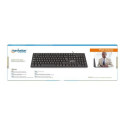 Manhattan Keyboard USB Wired, Black, Full Size Keys, Cable 1.5m, USB-A connection, Plug and Play, Th