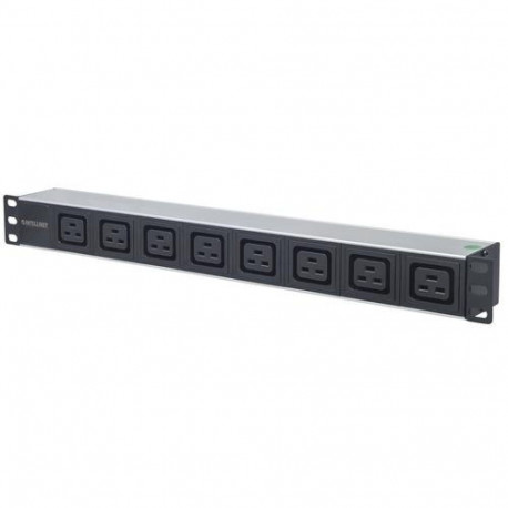 Intellinet 19" 1U Rackmount 8-Output C19 Power Distribution Unit (PDU) With Removable Power