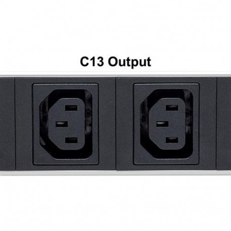 Intellinet 19" 1U Rackmount 8-Output C13 Power Distribution Unit (PDU) With Removable Power Cab
