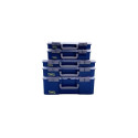 raaco CarryLite 80 4x8-12/DLU Blue Polycarbonate (PC), Polypropylene (PP)