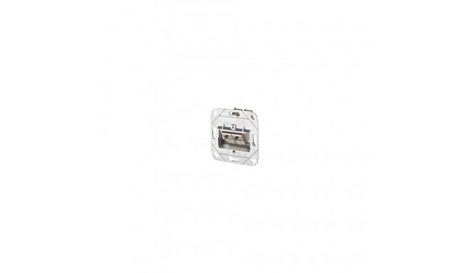 METZ CONNECT E-DAT 2x UP0 Cat.6A socket-outlet RJ-45 Silver