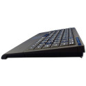 KeySonic ACK-540U+ (DE) keyboard Office USB QWERTZ Black