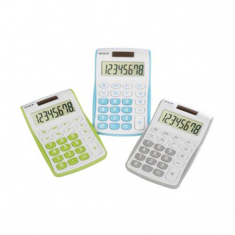 Genie 120 B calculator Pocket Display Blue, White
