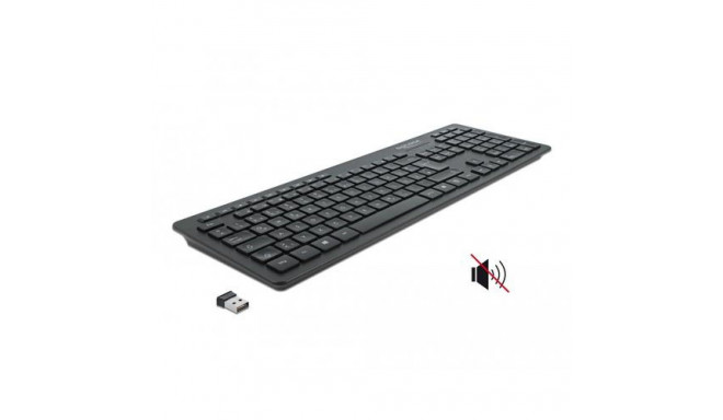 DeLOCK 12004 keyboard Home USB QWERTZ German Black