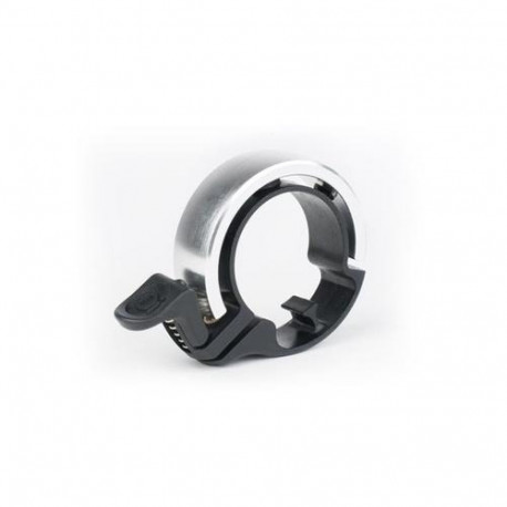 Knog Oi-soittokello, iso, hopea