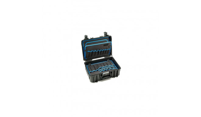 B&amp;W Cases JET 5000 Black, Blue Polypropylene (PP)