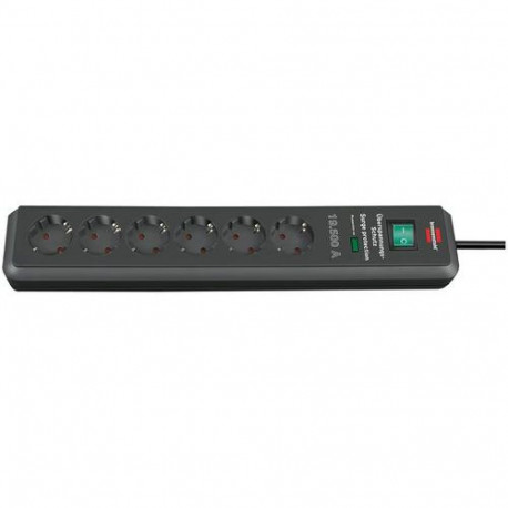 Brennenstuhl 1159540366 power extension 2 m 6 AC outlet(s) Black