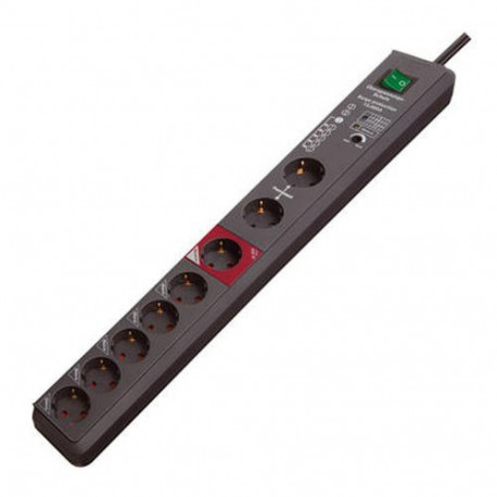 Brennenstuhl 1159490936 power extension 3 m 8 AC outlet(s) Anthracite