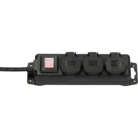 Brennenstuhl 1159950013 power extension 2 m 3 AC outlet(s) Indoor/outdoor Black