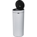 Brabantia Touch Bin, 30L Round Plastic, Stainless steel White