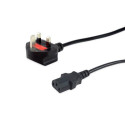 Equip UK Power Cord, C13 to BS1363, 5.0m, 10A Fuse