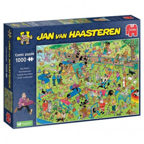 Jan van Haasteren - Dog Parkour (1000 Pieces)
