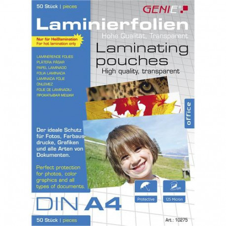 Genie 10275 laminator pouch 50 pc(s)