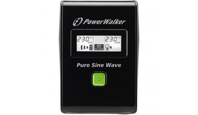 PowerWalker VI 600 SW FR uninterruptible power supply (UPS) Line-Interactive 0.6 kVA 360 W 2 AC outl