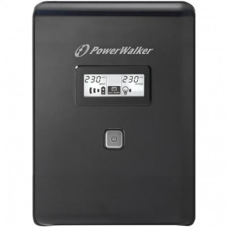PowerWalker VI 2000 LCD uninterruptible power supply (UPS) 2 kVA 1200 W 2 AC outlet(s)