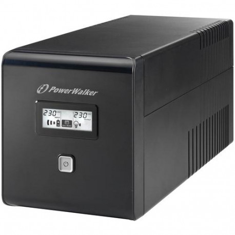 PowerWalker VI 1000 LCD uninterruptible power supply (UPS) 1 kVA 600 W 4 AC outlet(s)