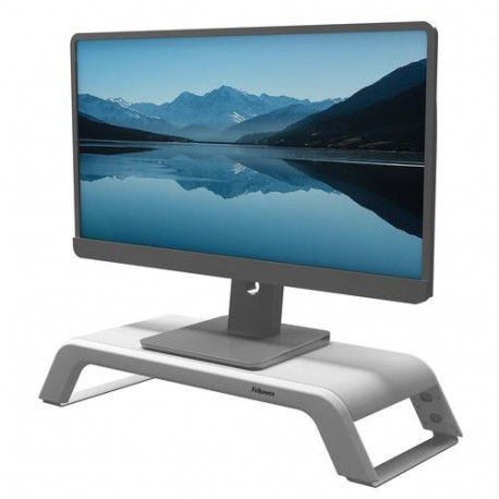Fellowes Computer Monitor Stand with 3 Height Adjustments - Hana LT Monitor Riser - Ergonomic Adjust