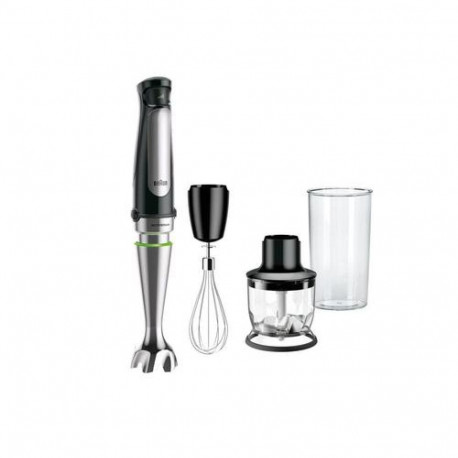 Braun MQ 7025X 0.6 L Immersion blender 1000 W Black, Stainless steel