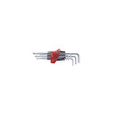 Wiha 07185 hex key L-shaped hex key set Metric 9 pc(s)