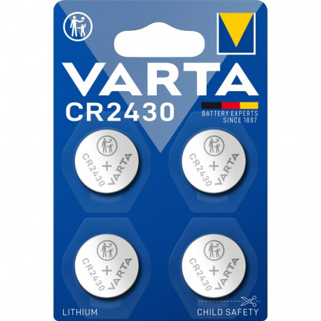 Varta Batterie Knopfzelle CR2430 3V 290mAh Lithium      4St.