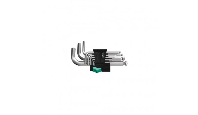 Wera 05133163001 hex key L-shaped hex key Metric 9 pc(s)