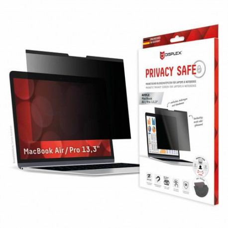 Displex PRIVACY SAFE magnetic 2-way privacy filter for MacBook Air/ MacBook Pro 13,3‘‘