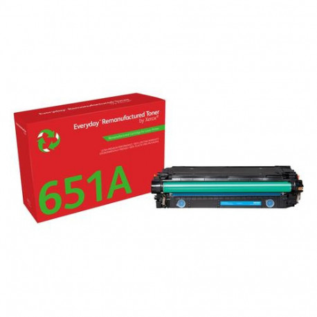 Everyday™ Cyan Remanufactured Toner by Xerox compatible with HP 651A 650A 307A (CE341A/CE271A/CE741A