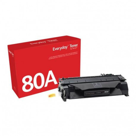 EverydayTM Black Toner by Xerox compatible with HP 80A (CF280A), Standard capacity