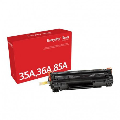 Everyday™ Black Toner by Xerox compatible with HP 35A 36A 85A (CB435A/ CB436A/ CE285A), Standard cap