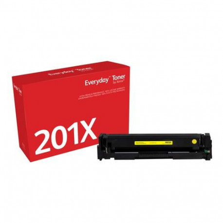 Everyday™ Yellow Toner by Xerox compatible with HP 201X (CF402X), High capacity