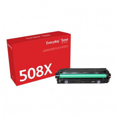 EverydayTM Black Toner by Xerox compatible with HP 508X (CF360X), High capacity