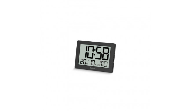 Hama 00222230 wall/table clock Digital clock Rectangle Black