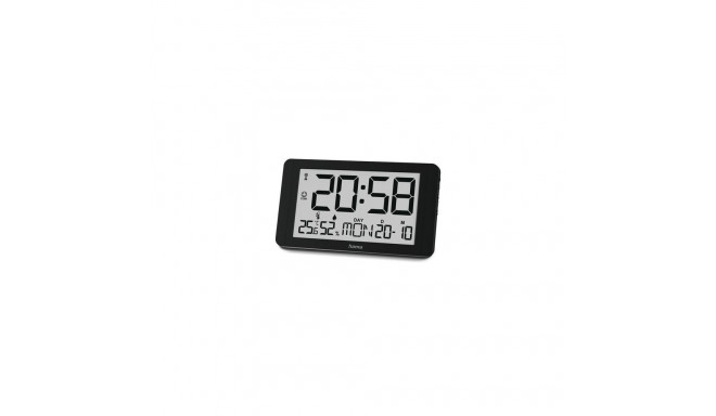Hama 00222215 wall/table clock Digital clock Rectangle Black