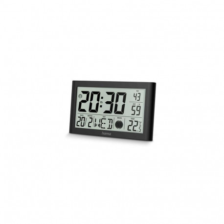 Hama Martinique Digital alarm clock Black