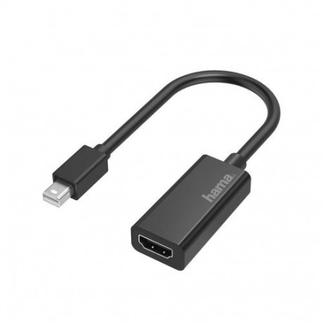 Hama Video Adapter, Mini DisplayPort Plug - HDMI Socket, Ultra-HD 4K